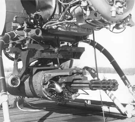 VIET NAM ERA QH-50 UAV WITH GATTLING GUN